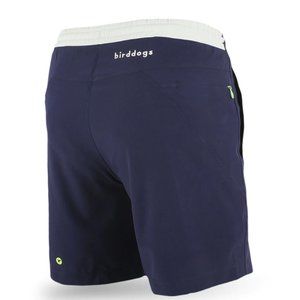 Birddogs Quaker Johns Navy blue shorts neon green trim